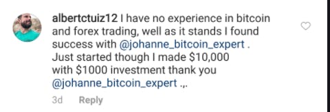 Instagram user posting duplicate content in their comments